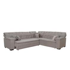 Sofá de Canto Retrátil e Reclinável Magno 2.57x2.37m  - Sofisticato, a