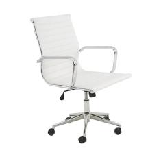 Cadeira De Escritório Sevilha Pu Branco Baixa Rivatti