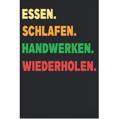 Geselle Meister Handwerker Gesellenprüfung Azubi Notizbuch