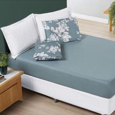 Jogo de lençol Solteiro Alycia Micropercal 2pç 100% Poliéster - Prim -