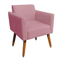 Poltrona Marisa Suede Rose