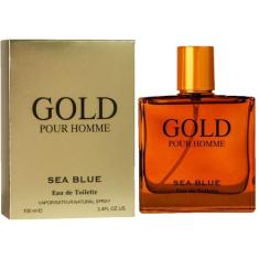 Perfume Gold Masculino 100ml Sea Blue Importado