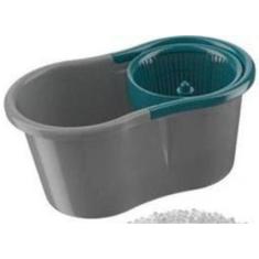 Mop Giratório Fit 3 Em 1 Balde Spin Flash Limp 3 Refis