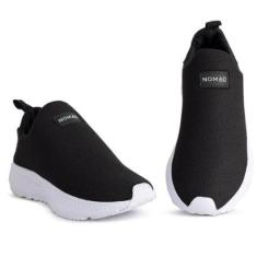 Tênis Feminino Slip On Calce Fácil Conforto Dia a Dia Kit 2-Feminino