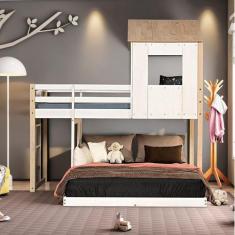 Beliche Casal Montessoriano Family Natural/Branco - Casatema, Natural