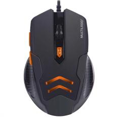 Kit Mouse e Mousepad Gamer 3200DPI com Botões Laterais Multilaser