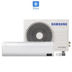 Ar Condicionado Split Inverter Samsung WindFree 22000 btu Branco Inverter 220V AR24AVHABWKXAZ
