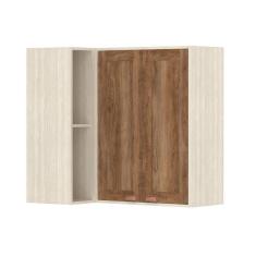 Armário Aéreo Canto Reto de Cozinha 95 cm 2 Portas 4 Prateleiras Sofia Luciane Móveis