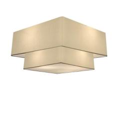 Plafon Duplo Quadrado Md-3018 C pula Em Tecido 25/70x50cm Alg