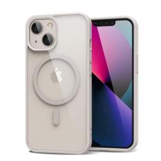 oakxco Capa magnética transparente para iPhone 13 Mini/12 Mini, compatível com Magsafe, fina, fina, transparente, não amarela, amortecedor de silicone macio híbrido e capa protetora de plástico rígido