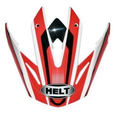 Pala capacete cross vision power vermelho - HELT