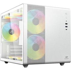 Gabinete Gamer C3Tech Aquarius MT-G710 Sem Fans Branco, Branco