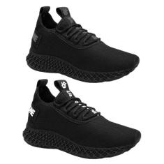 Kit 2 Pares Tênis Feminino Esportivo Caminhada Academia Ginástica-Feminino