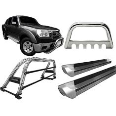 Kit quebra mato+Estribo Pers +Santo Ant Ranger 97 a 12 CROMO