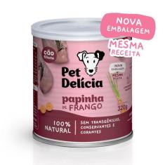 Ração Úmida Pet Delícia Cães Papinha De Frango - 320g - PET DELICIA
