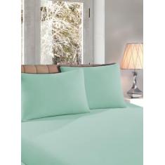 Jogo de lençol casal  queen 3 pçs 100% algodão - malha  ( fio penteado