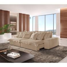 Sofá Luz Linho 02 Módulos De 90cm B25cm Meu Sofá Online A226 Linho Bege