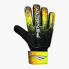 Luva Goleiro Infantil Penalty Delta 1, G, Preto, Amarelo, Laranja