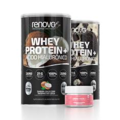 WheyProtein Renova Be + Ácido Hialurônico Loja Oficial 2unid, Coco e C