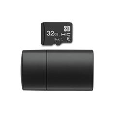 Pen Drive 2 em 1 Leitor USB + Cartão de Memória Classe 10 32GB Preto Multi - MC163