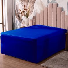 Lençol Luva Queen Cama Conjugada Veste Colchão e Box Malha 1 Peça