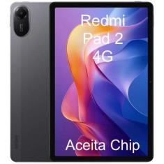 Tablet Xiaomi Redmi Pad 2 4G Tela 11 128GB 4GB RAM COM CHIP, 128GB, Gr