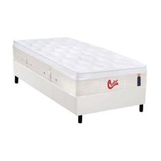 Cama Box Solteiro: Colchão Molas Castor Pocket Gold Star Vitagel + Bas