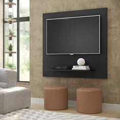 Painel Sala Plus FLET Para TV 32 Polegadas - Preto - Comprar Móveis em Casa