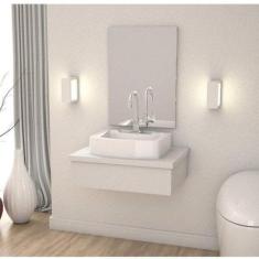 Conjunto para Banheiro Gabinete com Cuba Aria RT41 600W Metrópole Comp