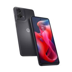 Smartphone Motorola Moto G24 4G 256GB 4GB RAM Câmera Traseira 50MP + 2MP Selfie 8MP 6.6&quot; Grafite