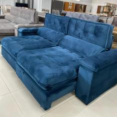 Sofá 5 Lugares 2,90m Retrátil e Reclinável Girona Bom Pastor