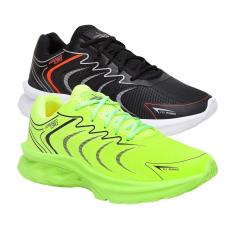 Kit 2  Tênis Masculino Esportivo Academia Caminhada Moderno-Masculino
