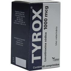 Repositor Hormonal Cepav Tyrox 1000 mcg - 60 Comprimidos