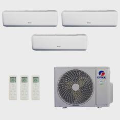 Ar-Condicionado Multi Split Inverter R-32 Gree 30.000 (1x Evap hw 9.000 + 1x Evap hw 12.000 + 1x Evap hw 24.000) Quente/Frio 220V