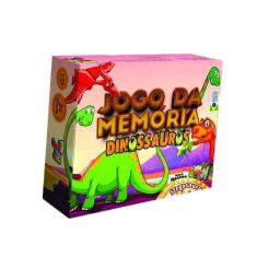 Brinquedo Jogo Da Memória Dinossauros 24 Peças Mdf +3 Anos