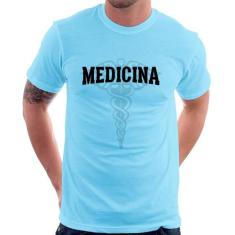 Camiseta Medicina - Foca na Moda, Azul bebê, G