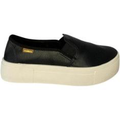 Tenis Moleca Slip On Flatform Feminino-Feminino