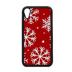 Capa de Natal com flocos de neve para iPhone XR para proteção de telefone da Apple
