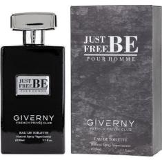 Perfume Masculino Giverny Just Be Free Pour Homme Edt -100ml