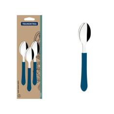 Conjunto de colheres de chá tramontina leme com lâminas em aço inox e 