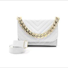 Bolsa Feminina Transversal Tiracolo Bordada De Mão Com Alça Removível 