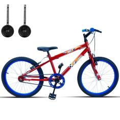 Bicicleta Infantil Aro 20 Com Rodinhas-Masculino
