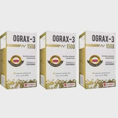 Ograx 1500 Suplemento Omega 3 Avert 30 Capsulas - 03 unidades