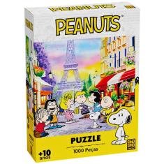 Quebra Cabeça Puzzle 1000 Peças Snoopy Peanuts Grow