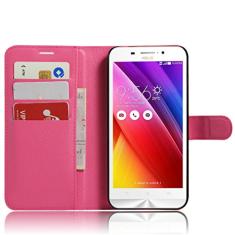 Capa ASUS ZenFone MAX/Zc550 KL, capa carteira flip de couro PU premium com compartimento para cartão, suporte e fecho magnético [capa interior à prova de choque de TPU] Compatível com ASUS ZenFone