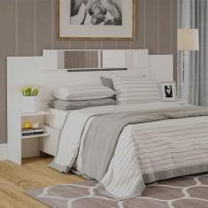 Cabeceira Extensível em MDF 4 Prateleiras 2 Espelhos Mila - Panan Móve