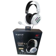 Fone De Ouvido Headset Gamer Havit H2038u Color Branco
