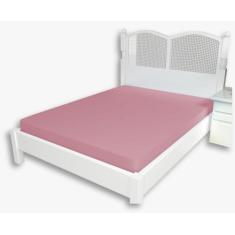 Lençol com elástico micropercal 200 fios queen 01 peç - taty enxovais,