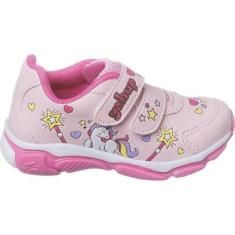 Tênis Infantil Yahup Colorido de Unicórnio Confortável Rosa Menina-Feminino
