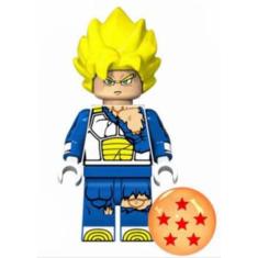 Boneco Blocos De Montar Goku Battle Damaged Dragon Ball